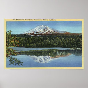 Póster Trout Lake, Washington