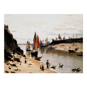 Póster Trouville Breakwater
