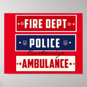 Poster Trovão da Polícia de Fogo Thunder_Cove