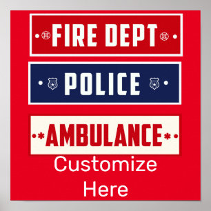 Poster Trovão da Polícia de Fogo Thunder_Cove