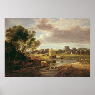 Póster Trowse Meadows, perto de Norwich, 1828