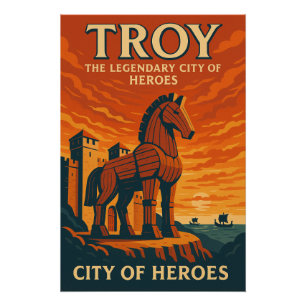 Póster Troy - A Legendária Cidade dos Heróis