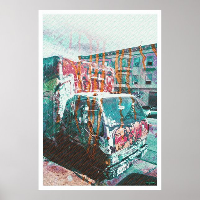 Poster Truck-A-Licious Bang (Amor Ao grafite) (Frente)