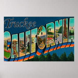 Poster Truckee, Califórnia - grandes cenas da letra