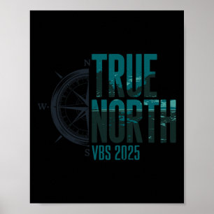 Poster True North Vbs 2025 Cristo Aventura Férias Bíblias