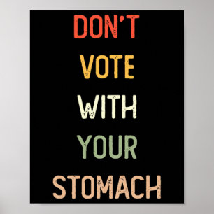 Poster Trump 2024 Donald Trump Vance Não Vote Com Seu