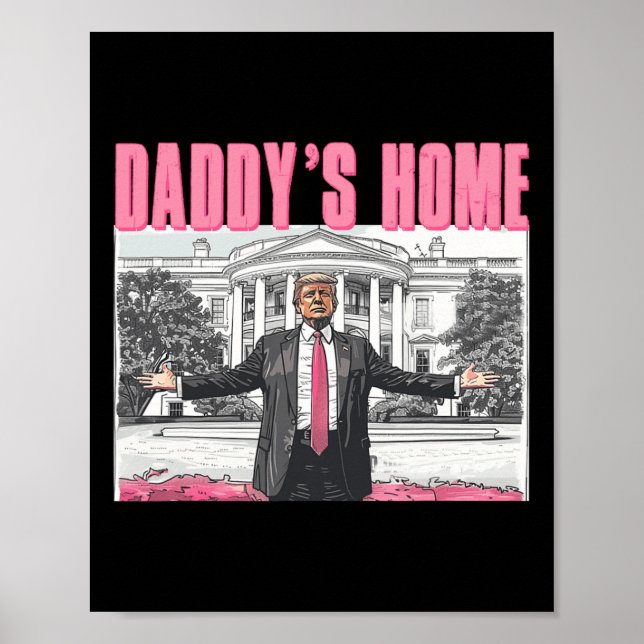 Poster Trump 2024 Leve a América Ck Home Trump Pink (Frente)