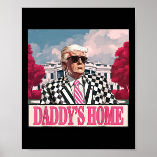 Poster Trump 2024 Leve a América Ck Home Trump Pink
