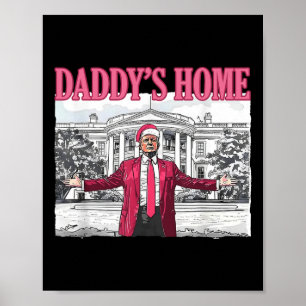 Poster Trump 2024 Leve a América Ck Home Trump Pink