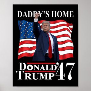 Poster Trump 2024 Leve a América Ck Home Trump Vict