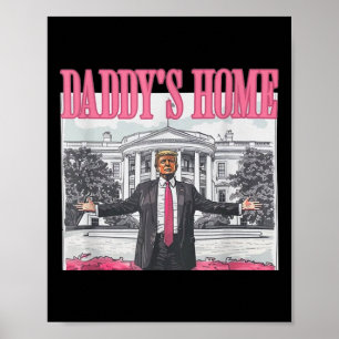Poster Trump 2024 Leve o Pi do Trump Casa do Pai American