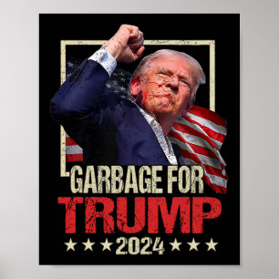 Poster Trump 2024 Lixo Eleitoral Para Trump Vote Trump P