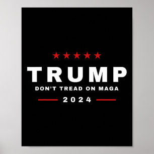 Poster Trump 2024 Não pise na Cobra de Maga