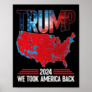 Poster Trump 2024 Nós Pegamos Os Resultados Da Eleição Am