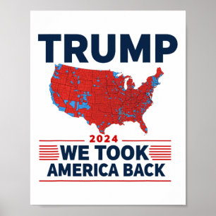 Poster Trump 2024 Nós Pegamos Os Resultados Da Eleição Am