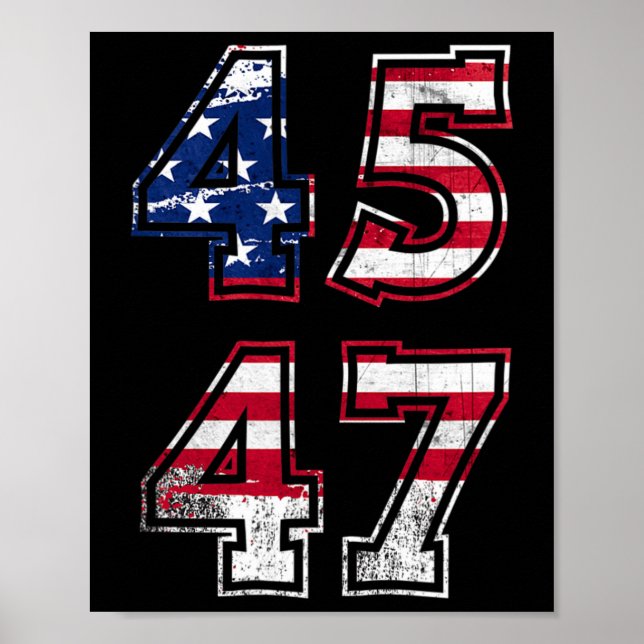 Poster Trump 2024 Para Presidente (Frente)