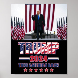 Poster Trump 2024 - Retomar a América
