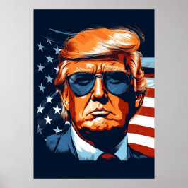Poster Trump 2024 - USA - Make America Great Again