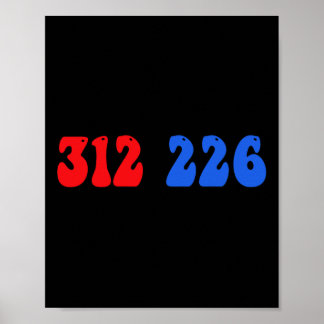 Poster Trump 2024 vencedor 312 Resultados das Eleições Am