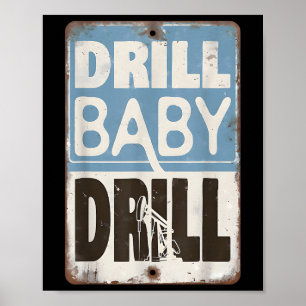 Poster Trump 2025 Drill Baby Drill Costume _1
