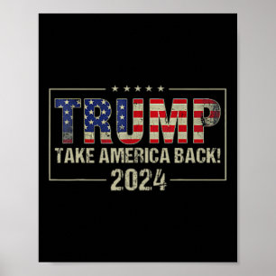 Poster Trump 45 47 (em Byck) Take America Ck Usa Trump 20