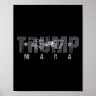 Poster Trump 45-47 Mega Sinalizador Americano 2024 Eleiçã