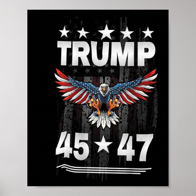 Poster Trump 45 47 (no verso) (Frente)