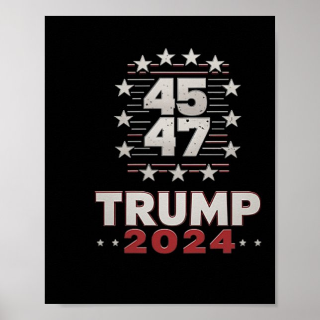 Poster Trump 45 47 Perdeu Novamente O Sinalizador Trump 2 (Frente)