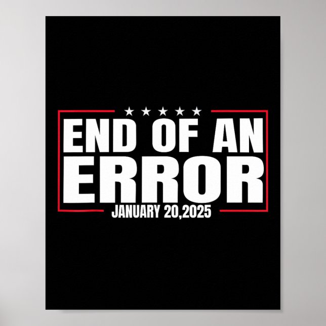 Poster Trump 47º Dia da Inauguração do Presidente Janeiro (Frente)