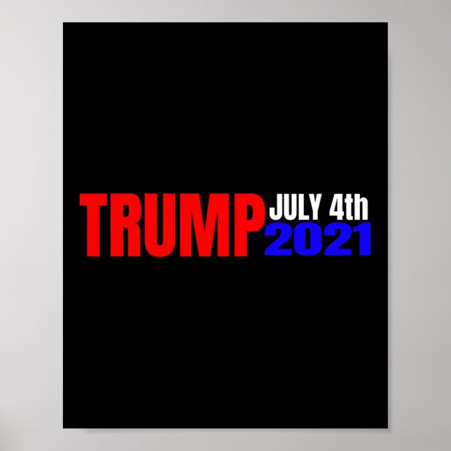 Poster Trump 4 de julho (Frente)