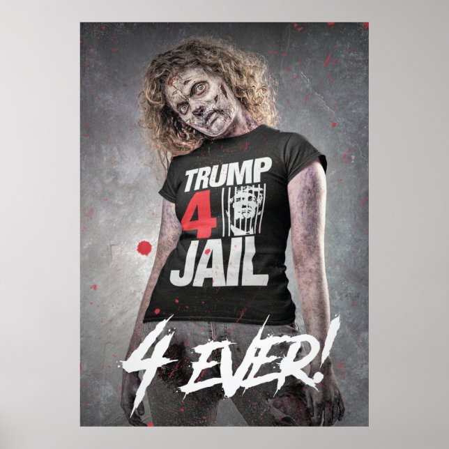 Poster Trump 4 Jail (Frente)