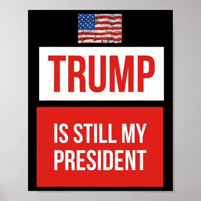Poster Trump Ainda É Meu Presidente  (Frente)