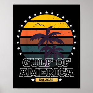 Poster Trump Américas Golfo México Presidente Trump _1
