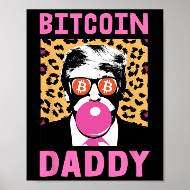 Poster Trump Batite Pai Crypto Finance Money Crepto (Frente)