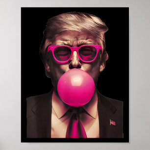 Poster Trump Bubble Gum Rosa 2
