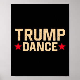Poster Trump Dance 2024 Qr 4547 Funny Trump Dance Code