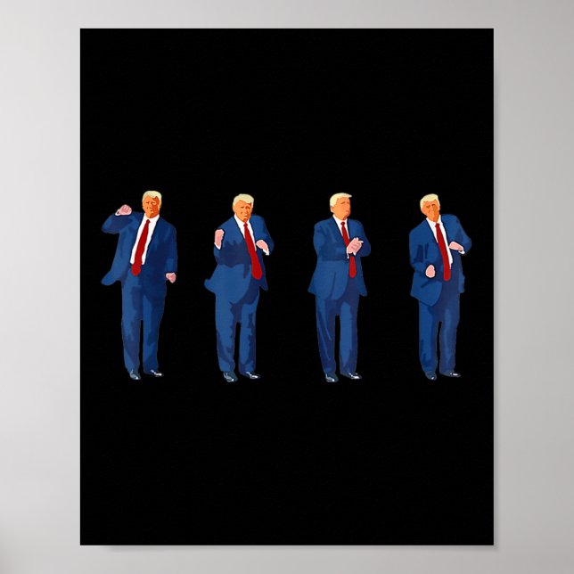 Poster Trump Dance 4 De Julho De Trump 2025 (Frente)