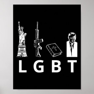 Poster Trump de Bíblia de Armas