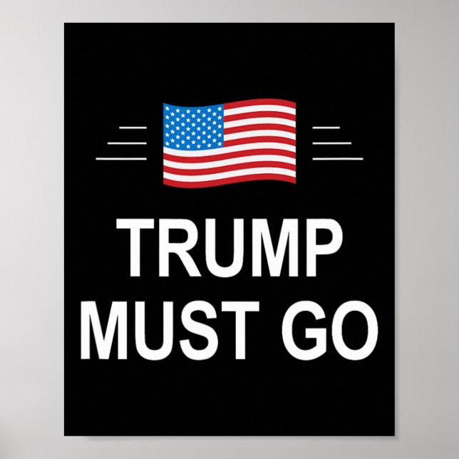 Poster Trump Deve Sair -  (Frente)