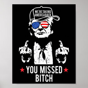 Poster Trump Estamos Levando a América Ck Você Perdeu