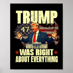 Poster Trump Estava Certo Sobre Tudo