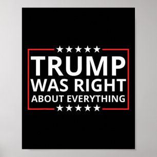 Poster Trump Estava Certo Sobre Tudo Que Tarifas Trabalha