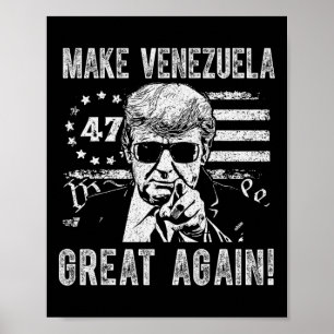 Poster Trump Faça a Venezuela Grande Novamente