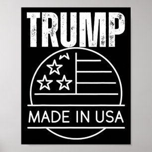 Poster Trump Feito Nos EUA
