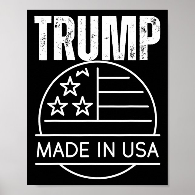 Poster Trump Feito Nos EUA  (Frente)