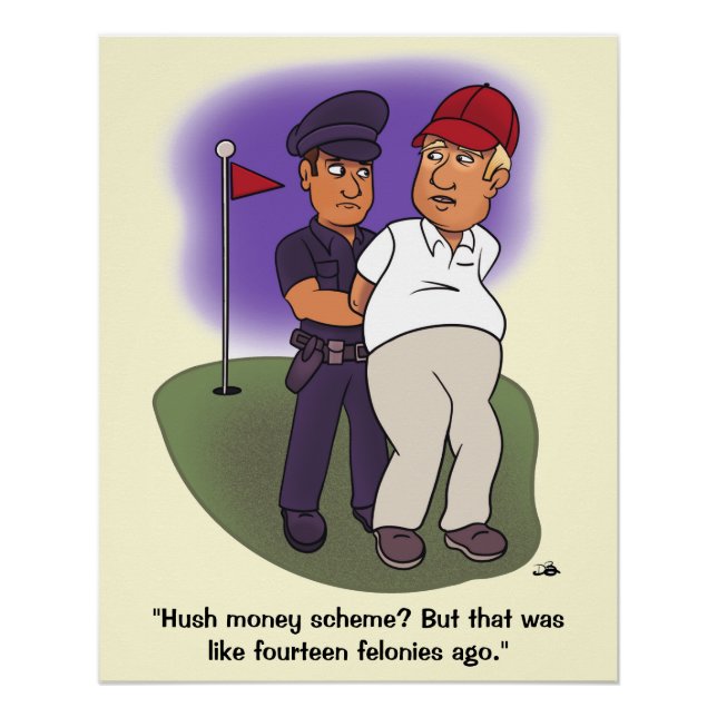 Póster Trump Felonies Glossy (Frente)