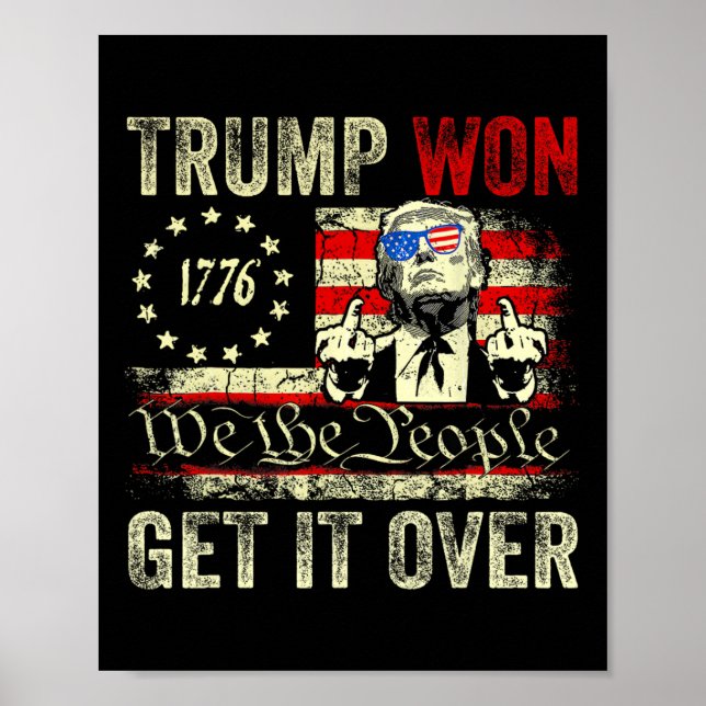 Poster Trump Ganhou Supere Isso 2025 7  (Frente)