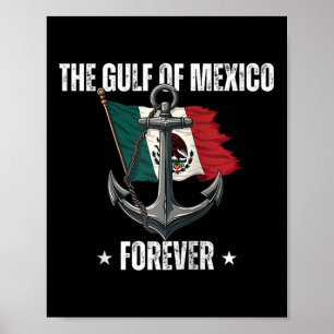 Poster Trump Golfo Do México Para Sempre Anti-Trump Gu Li