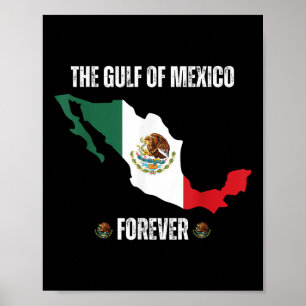 Poster Trump Golfo Do México Para Sempre Anti-Trump Gu Li