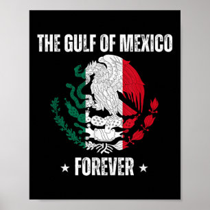 Poster Trump Golfo Do México Para Sempre Anti-Trump Liber